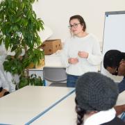 Atelier de Français donné par le binôme de bénévoles