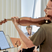 Masterclass Violine: Professor und Student